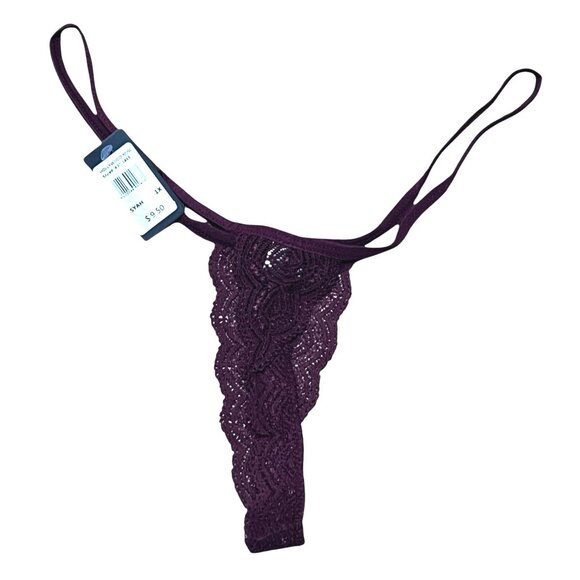 Fredericks of Hollywood NWT Set of 3 Thong Lace Panty Bundle Sz 1XL Womens Red B - Picture 4 of 14